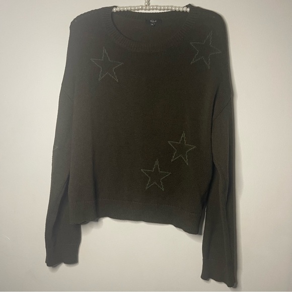 Rails Perci Olive Star Sweater - Picture 3 of 7